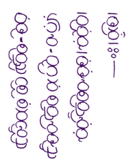 Daléian script example